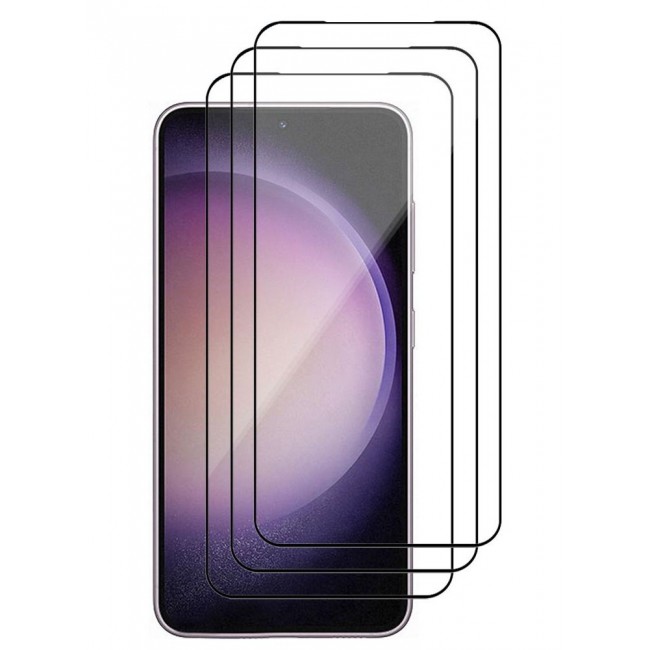 CATANES 3Pack for Samsung Galaxy S23 Plus Screen Protector Tempered Glass 9H Anti-Scratch Shatterproof HD Edge to Edge Full Coverage Film 6.6 inch