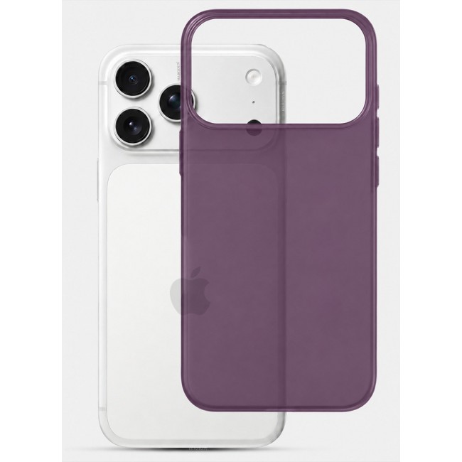 CATANES Air Skin Frosted Matte Case for iPhone 17 Pro - Stylish Ultra Slim Back Cover - Black
