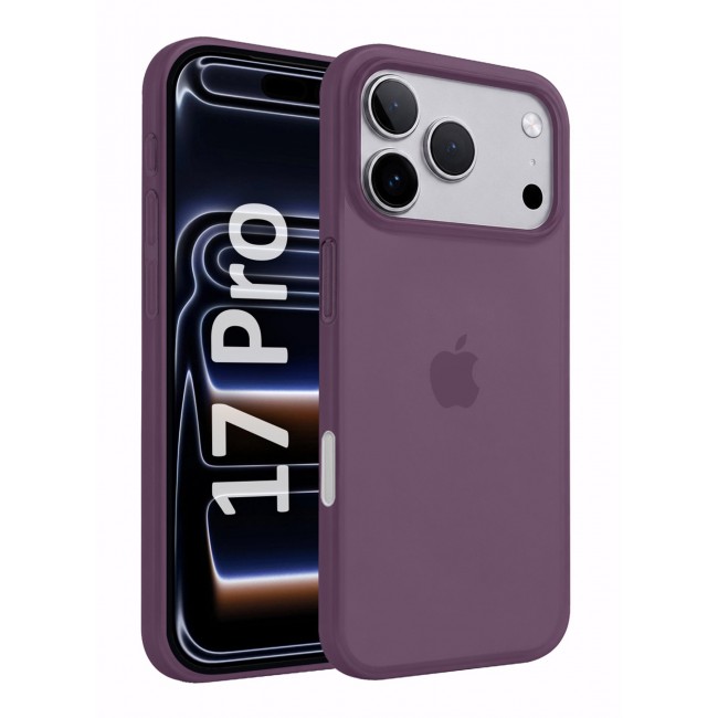 CATANES Air Skin Frosted Matte Case for iPhone 17 Pro - Stylish Ultra Slim Back Cover - Black