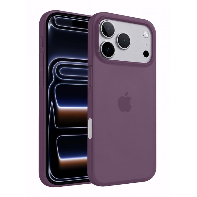 CATANES Air Skin Frosted Matte Case for iPhone 17 Pro - Stylish Ultra Slim Back Cover - Black