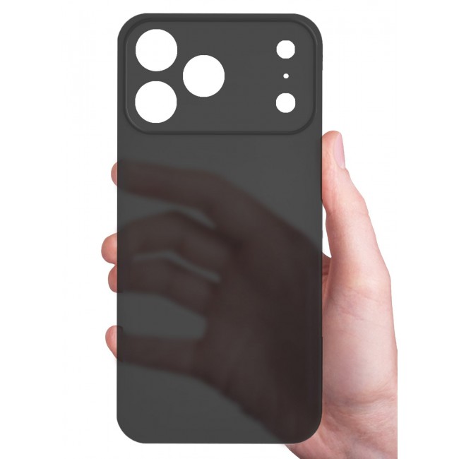 CATANES 2 Packs Air Skin Case Cover for Apple iPhone 17 Pro - Sturdy Back Cover - Durable Thin Case - Drop Protection Cover with 3D Screen Protector - Black