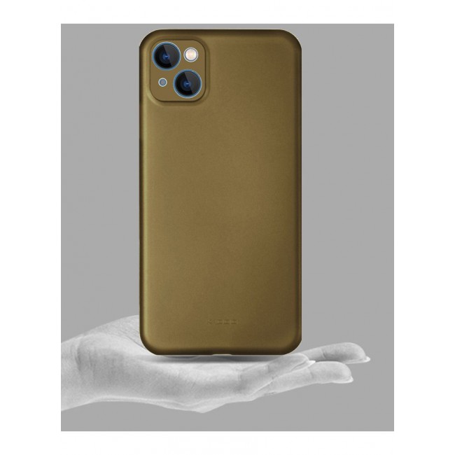 KZDOO Air Skin Case Ultra Slim Back Cover Skin for iphone 13 Frosted Anti Slip Full Coverage Gold