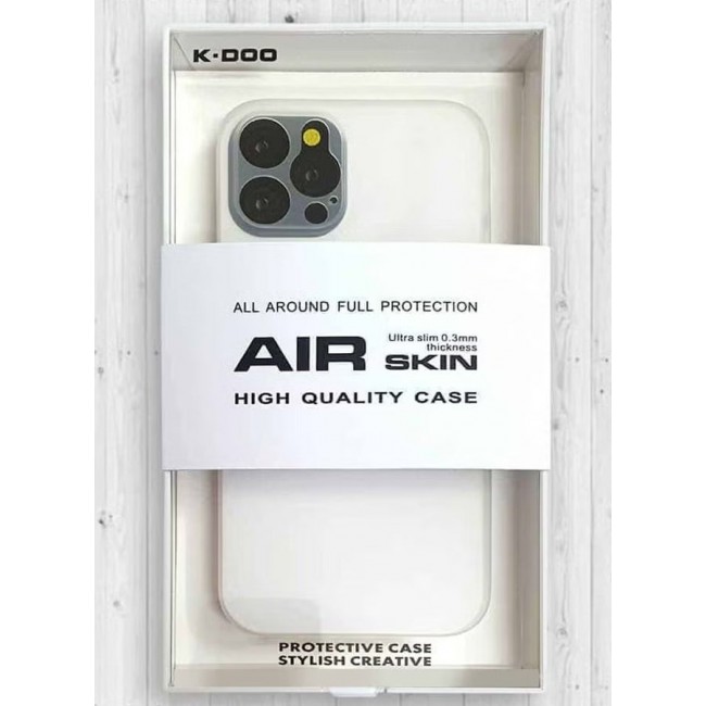 KZDOO Air Skin Case Ultra Slim Back Cover Skin Apple iPhone 11 Pro Frosted Anti Slip Full Coverage Clear