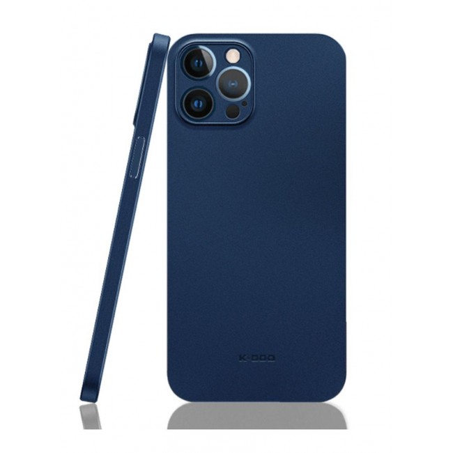 KZDOO Air Skin Case Ultra Slim Back Cover Skin for iphone 13 Pro Max Frosted Anti Slip Full Coverage Dark Blue