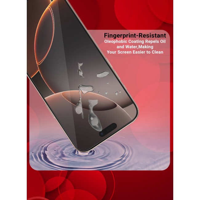CATANES (for iPhone 16 Pro Max ) Premium Tempered Glass Screen Protector Ultra Clear Scratch Resistant Easy Installation / Clear