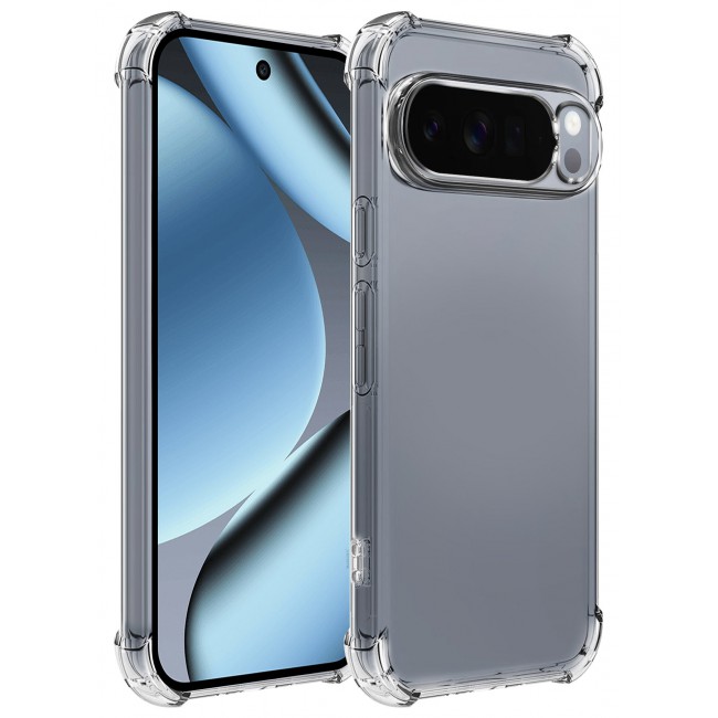CATANES Gorilla Case Cover for Google Pixel 10 Pro 5G, Clear Slim Phone Cover, Anti-Scratch TPU Hard PC Back, Shockproof Protective Case with Camera Protection