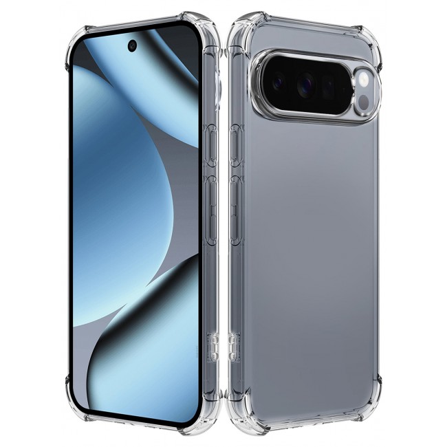 CATANES Gorilla Case Cover for Google Pixel 10 Pro 5G, Clear Slim Phone Cover, Anti-Scratch TPU Hard PC Back, Shockproof Protective Case with Camera Protection