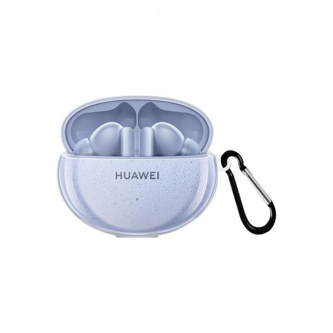CATANES TPU Case For Huawei 5i Freebuds Case Earbuds Soft TPU Protective Crystal Clear Transparent Case Cover With Key Ring