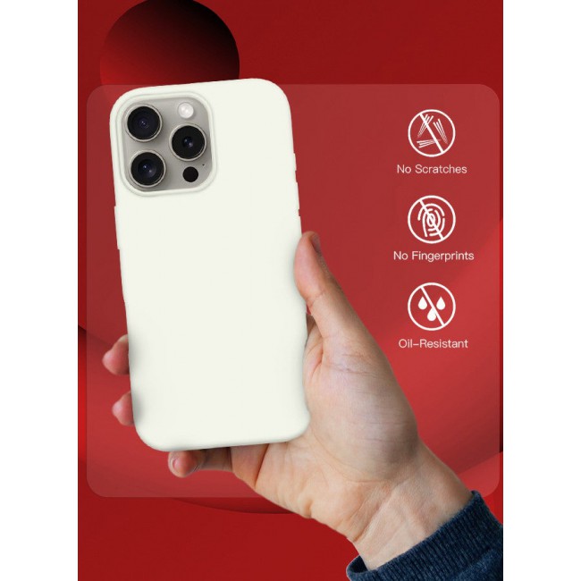 CATANES (for iPhone 16 Pro) Case, Slim Silicone Case, Full Covered Anti Scratch Shockproof Protective Cover