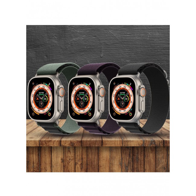 CATANES 3 Pack For Apple Watch Band 49mm 45mm 44mm 42mm Alpine Loop Band Women Men Adjustable with Metal G-Hook Strap for iWatch Ultra Series SE 8/7/6/5/4/3/2/1 Multicolour