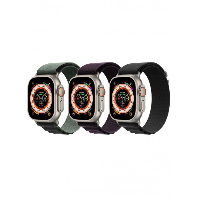 CATANES 3 Pack For Apple Watch Band 49mm 45mm 44mm 42mm Alpine Loop Band Women Men Adjustable with Metal G-Hook Strap for iWatch Ultra Series SE 8/7/6/5/4/3/2/1 Multicolour