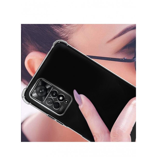 CATANES Xiaomi Redmi Note 11 Pro+ 5G Case Cover Clear Protective TPU Four Corners Cover Transparent Soft Case