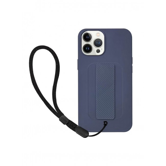 CATANES Wrist Strap Grip case for Apple iPhone 12 Pro Max Blue