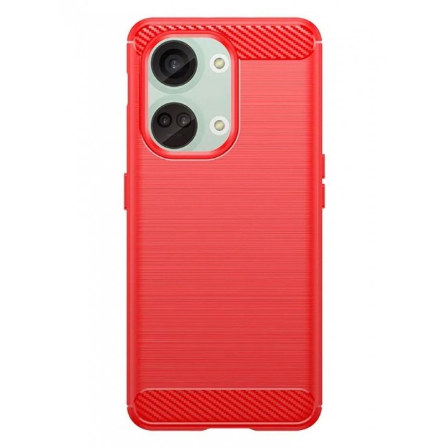 CATANES OnePlus Nord 3 Case Cover Soft TPU Bumper Protective Back Case Red