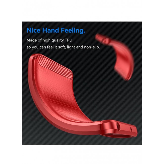 CATANES OnePlus Nord 3 Case Cover Soft TPU Bumper Protective Back Case Red