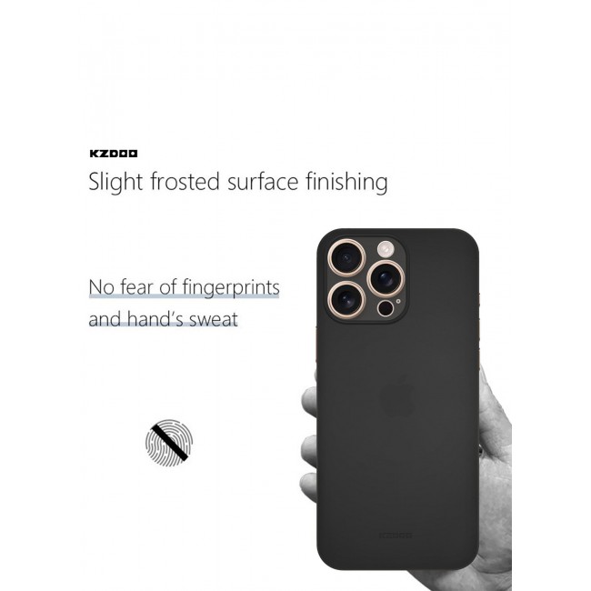 KZDOO ( for iPhone 16 Pro Max ) Case Cover Air Skin Series Back Cover Sturdy Durable Thin Case Drop Protection Cover