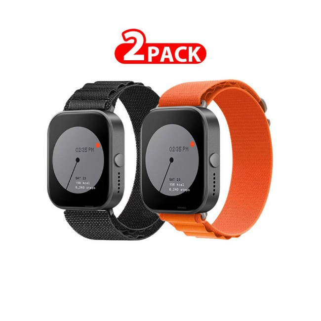 CATANES ( for Nothing Watch Pro 22mm ) 2 Pack, Alpine Sport Strap Rugged Nylon Replacement Wristband for Men Women