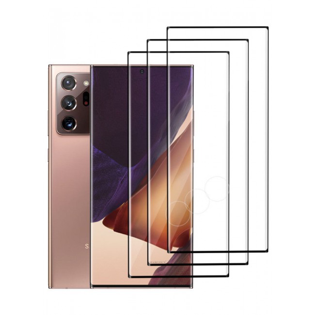 CATANES 3 Pack for Samsung Galaxy Note20 Ultra 5G Tempered Glass Screen Protector Anti-Scratch Case Friendly HD Clear Protective Film