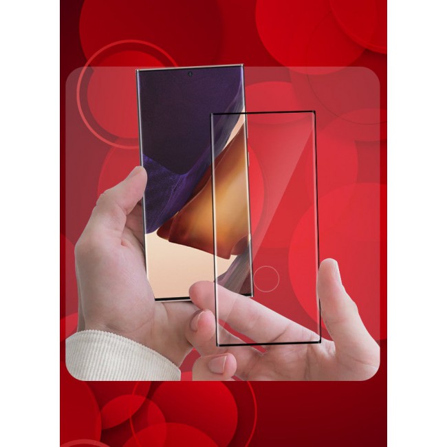 CATANES 3 Pack for Samsung Galaxy Note20 Ultra 5G Tempered Glass Screen Protector Anti-Scratch Case Friendly HD Clear Protective Film