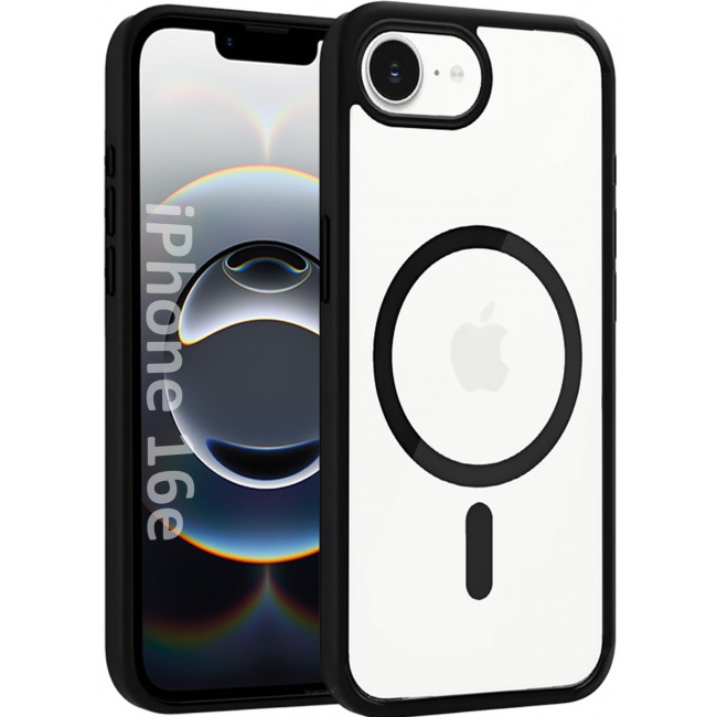 CATANES iPhone 16E Case Cover Ultra Durable MagSafe Shockproof Slim and Scratch Resistant Premium MagSafe Case - White/Black