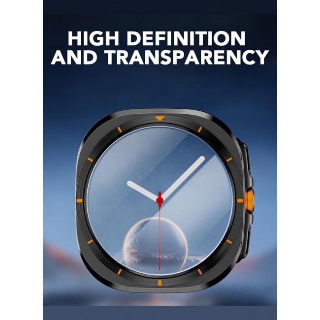 CATANES (for Samsung Galaxy Watch 7 Ultra) 3 Pack Screen Protector Tempered Glass Anti-Scratch 9H Ultra-thin Screen Protector Protective Film Cover Accessories