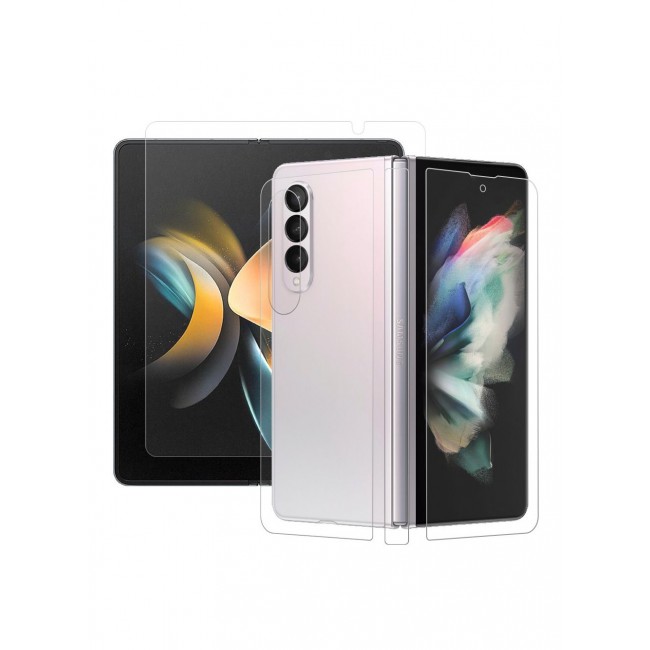 CATANES Screen Protector for Samsung Galaxy Z Fold 4 Full Coverage Front and Back Protector Film HD Anti-Scratch Flexible Hydrogel Clear TPU Film