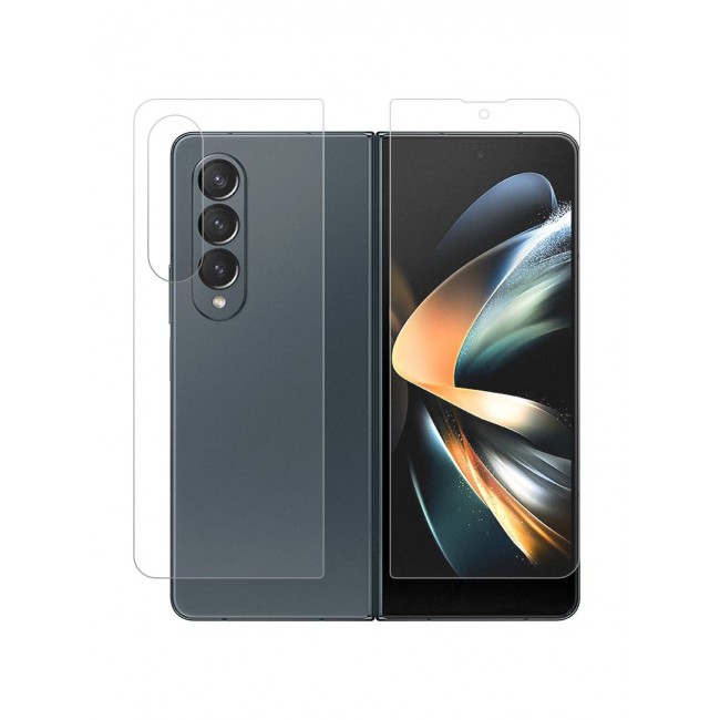 CATANES Screen Protector for Samsung Galaxy Z Fold 4 Full Coverage Front and Back Protector Film HD Anti-Scratch Flexible Hydrogel Clear TPU Film