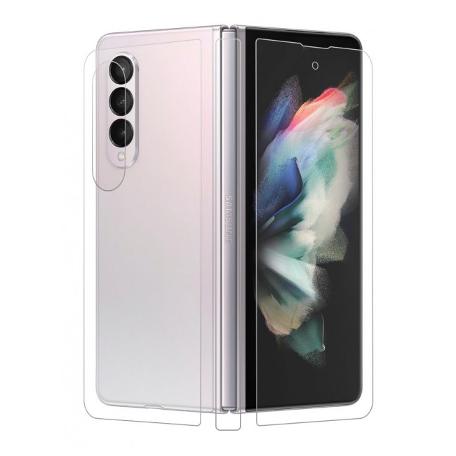CATANES Screen Protector for Samsung Galaxy Z Fold 4 Full Coverage Front and Back Protector Film HD Anti-Scratch Flexible Hydrogel Clear TPU Film