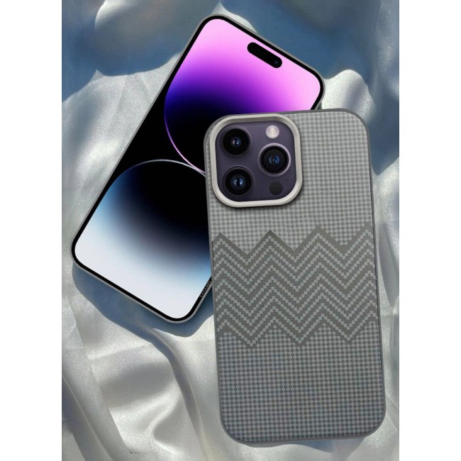 CATANES [for iPhone 14 Pro Max] Case Carbon Fiber Made Slim & Light Shockproof Phone Cover Grade Protection