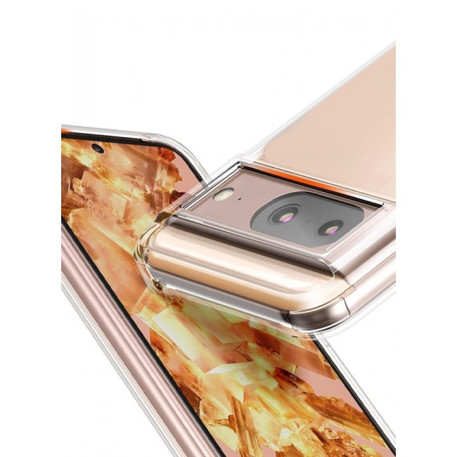 CATANES Google Pixel 8 TPU Case Clear Transparent Shockproof Protective Phone Case Scratch Resistant Reinforced Corners Cover