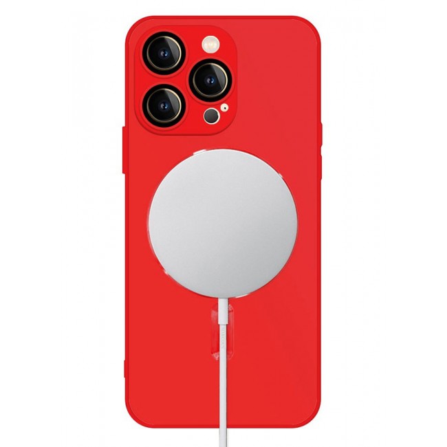 CATANES 2 Packs For iPhone 14 Pro Max Case and Screen Protector With MagSafe Built In High Grade TPU Material Red