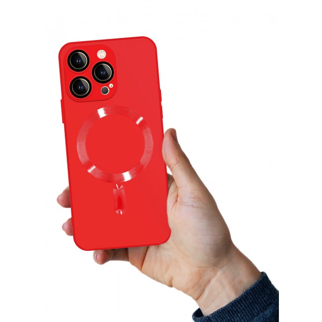 CATANES 2 Packs For iPhone 14 Pro Max Case and Screen Protector With MagSafe Built In High Grade TPU Material Red