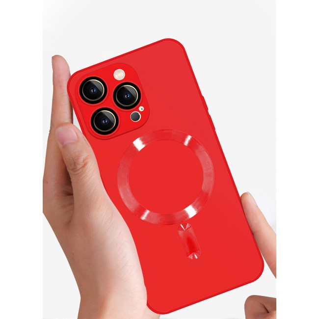 CATANES 2 Packs For iPhone 14 Pro Max Case and Screen Protector With MagSafe Built In High Grade TPU Material Red