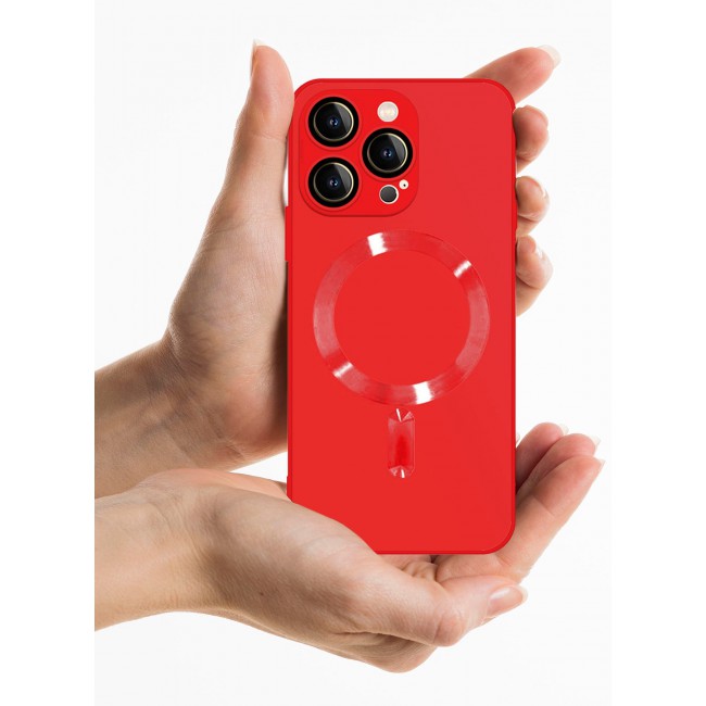 CATANES 2 Packs For iPhone 14 Pro Max Case and Screen Protector With MagSafe Built In High Grade TPU Material Red