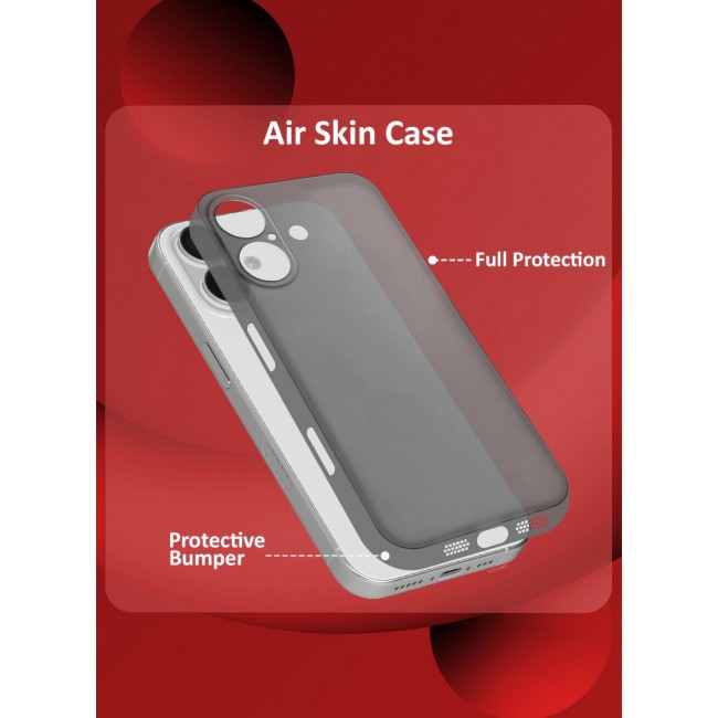 CATANES ( for iPhone 16 ) Case Cover Air Skin Series Back Cover Sturdy Durable Thin Case Drop Protection Cover Clear