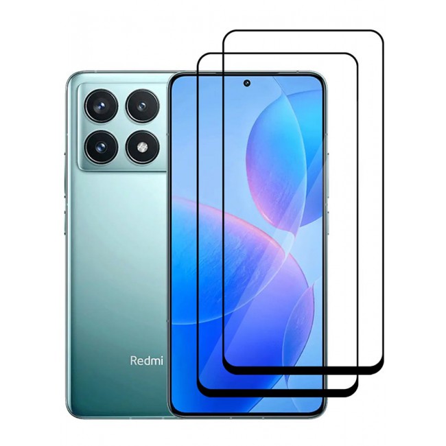 CATANES 2 Pack For Xiaomi Redmi K70 Pro Screen Protector 9H Hardness Scratch Resistance Screen Protector Touch Sensitive Case Friendly Tempered Glass Film