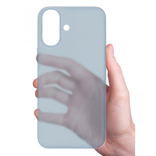 CATANES 2 Packs Case Cover for iPhone 17 - Sturdy Durable Ultra-Thin Case - Air Skin Line Design Transparent Back Cover - Drop Protection Cover with Privacy Screen Protector - Light Blue