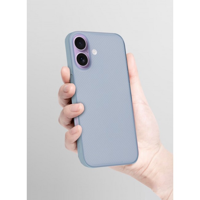 CATANES 2 Packs Case Cover for iPhone 17 - Sturdy Durable Ultra-Thin Case - Air Skin Line Design Transparent Back Cover - Drop Protection Cover with Privacy Screen Protector - Light Blue