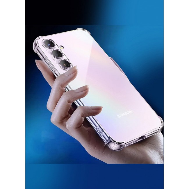 CATANES (for Samsung Galaxy A35 5G) 3 Pack Clear Case and 2 Screen Protectors Ultra Slim Thin Flexible Scratch Resistant Transparent TPU Shockproof Case