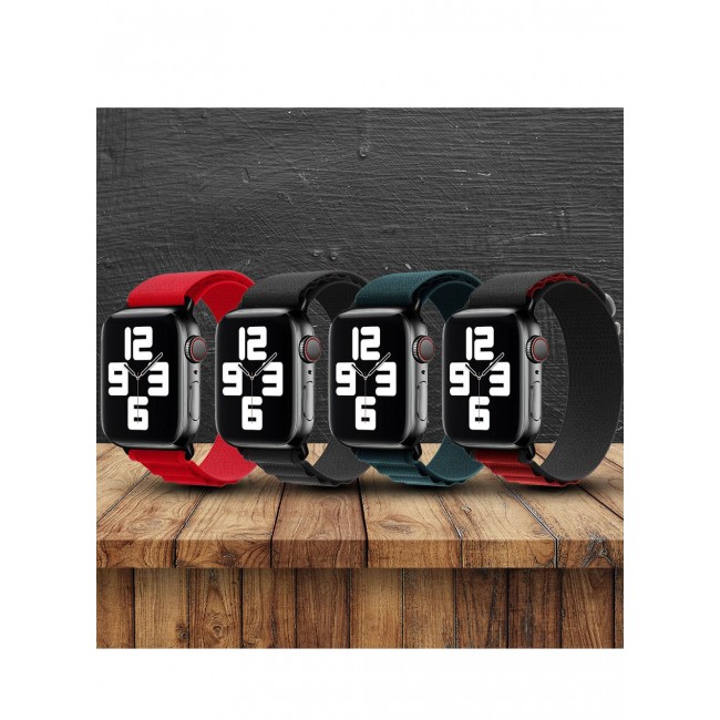 CATANES 4 Pack Of Apple Watch Alpine Loop Band 38mm 40mm 41mm Women Men Adjustable with Metal G-Hook Strap for iWatch Series 7/SE/6/5/4/3/2/1 Multicolour