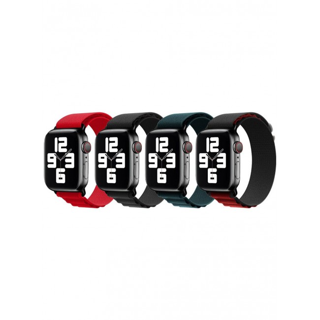CATANES 4 Pack Of Apple Watch Alpine Loop Band 38mm 40mm 41mm Women Men Adjustable with Metal G-Hook Strap for iWatch Series 7/SE/6/5/4/3/2/1 Multicolour