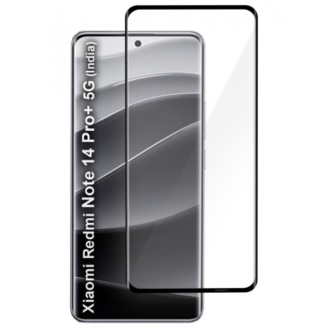 CATANES 3D Curved Tempered Glass Screen Protector for Xiaomi Redmi Note 14 Pro+ 5G Edge-to-Edge HD Clarity, Anti-Scratch, Bubble-Free Installation