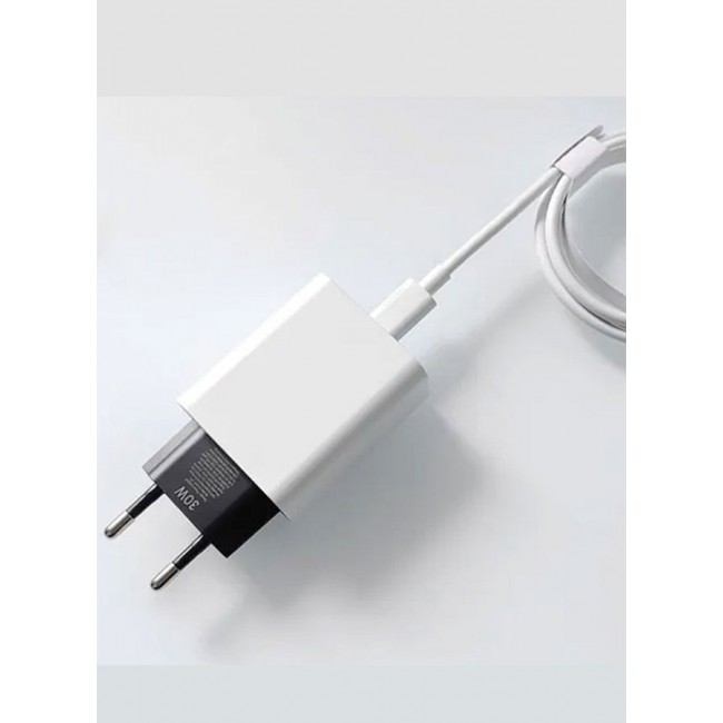 CATANES 30W USB-C Super Fast Charger Kit For Google Pixel Phones with USB-C to USB-C Cable - White