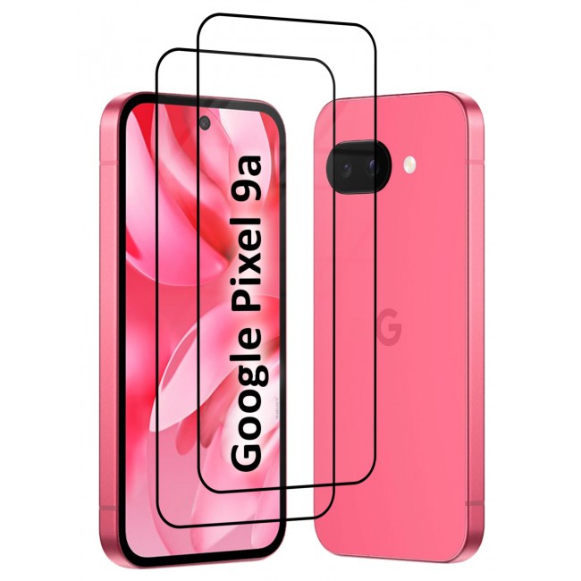 CATANES 2 PACK 3D Tempered Glass Screen Protector for Google Pixel 9a (6.1-Inch) – Full Coverage, Edge-to-Edge Protection, Scratch Resistant, Case Friendly Clear Screen Guard