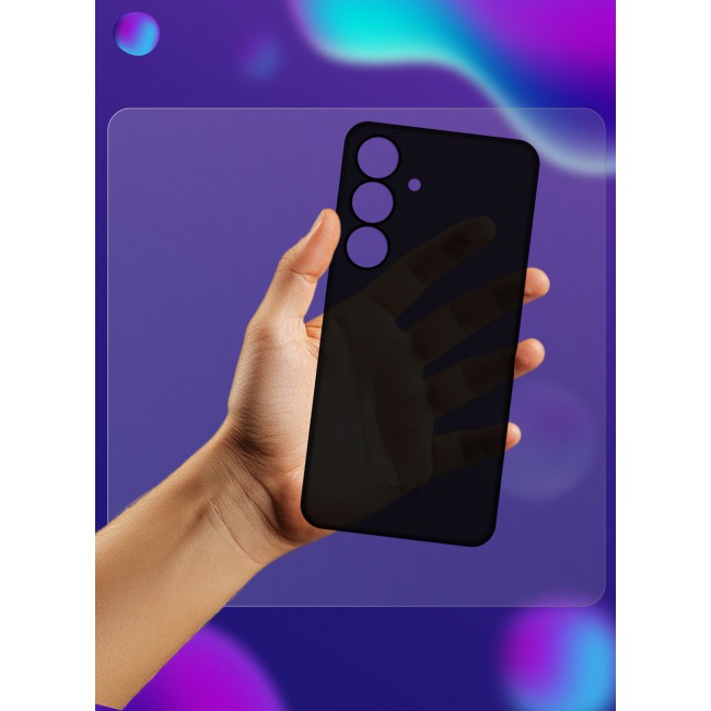 CATANES 2Packs Case for Galaxy S25 Plus Air Skin Case All Around Full Protection Ultra Slim 0.3mm Thickness 4g Feather Weight with 3D Screen Protector - Black