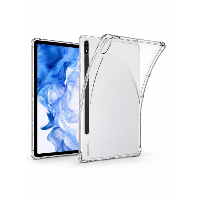 CATANES For Samsung Galaxy Tab S8 Transparent TPU Bumper Protective Case