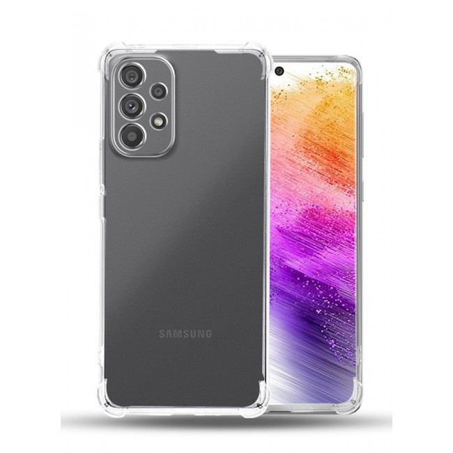 CATANES Samsung Galaxy A73 Case Ultra Thin TPU Gel Mobile Phone Flexible TPU Shockproof Anti-Scratch Bumper Transparent Cover