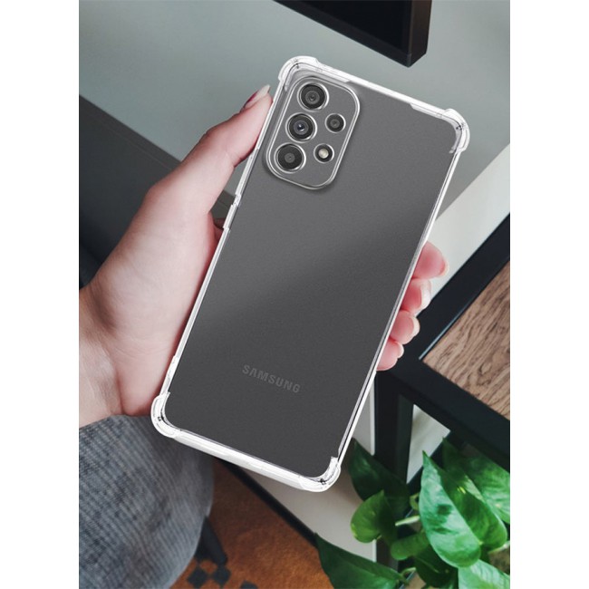 CATANES Samsung Galaxy A73 Case Ultra Thin TPU Gel Mobile Phone Flexible TPU Shockproof Anti-Scratch Bumper Transparent Cover
