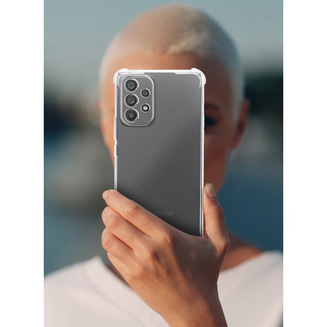 CATANES Samsung Galaxy A73 Case Ultra Thin TPU Gel Mobile Phone Flexible TPU Shockproof Anti-Scratch Bumper Transparent Cover