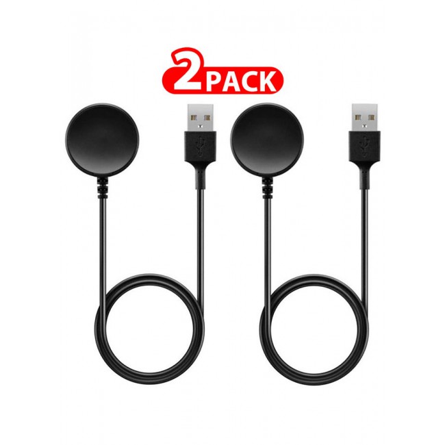 CATANES 2 Packs For Wireless Charging Cable Dock Stand for Galaxy Watch Compatible with Samsung Galaxy Watch 3/Active/Active 2 Charger Dock